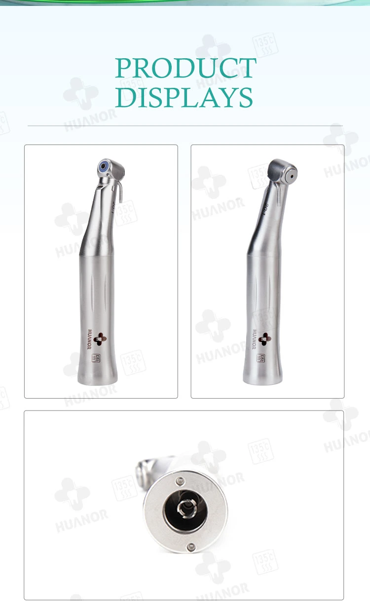 20: 1 Dental Contra Angle Handpiece Low Speed Handpiece Dental Implantology Push Button Contra Angle