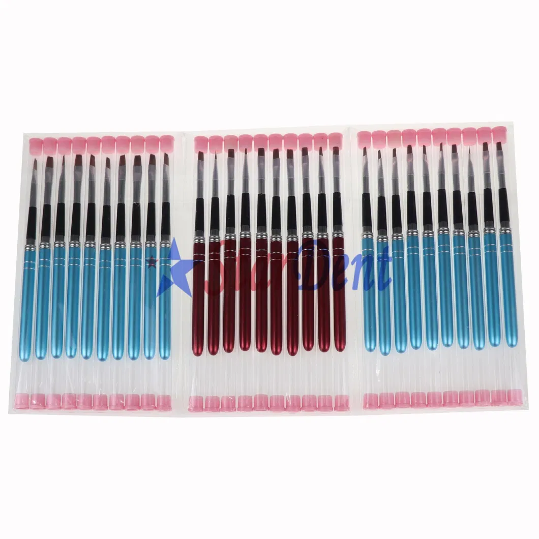 Dental Colorful Brush Dental Resin Repair Pen Dental Glazed Porcelain Pen Dental Stool