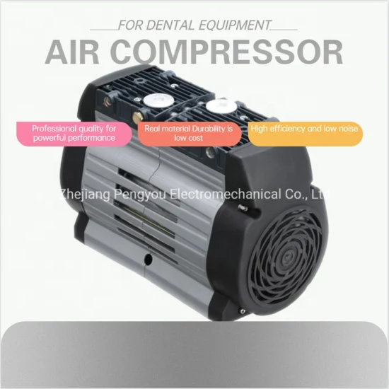 Compressor de ar 50L Bomba Portátil 550W Dental Silenciosa