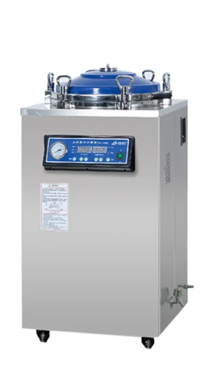 35L 50L 75L 100L 120L 150L Esterilizador automático de autoclave a vapor vertical em aço inoxidável para substrato de cogumelo