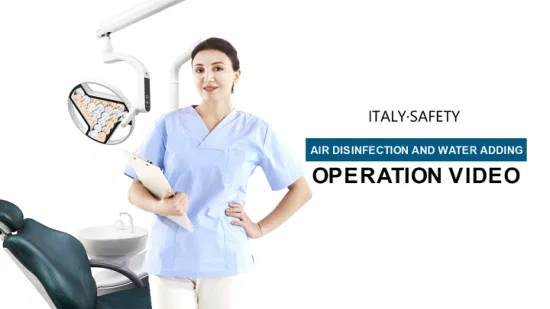 Cadeira da unidade dentária de desinfecção de segurança M3 da Itália com aprovação CE